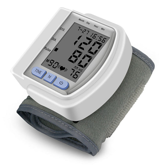Wrist Type Cross-border English Blood Pressure Monitor Ce Wrist Type Blood Pressure Meter Measurement Blood Pressure Monitor Smart